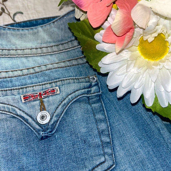 HUDSON🇬🇧Signature Petite BOOTCUT JEANS Lightwash Size 30 WP170DAP - Picture 2 of 13
